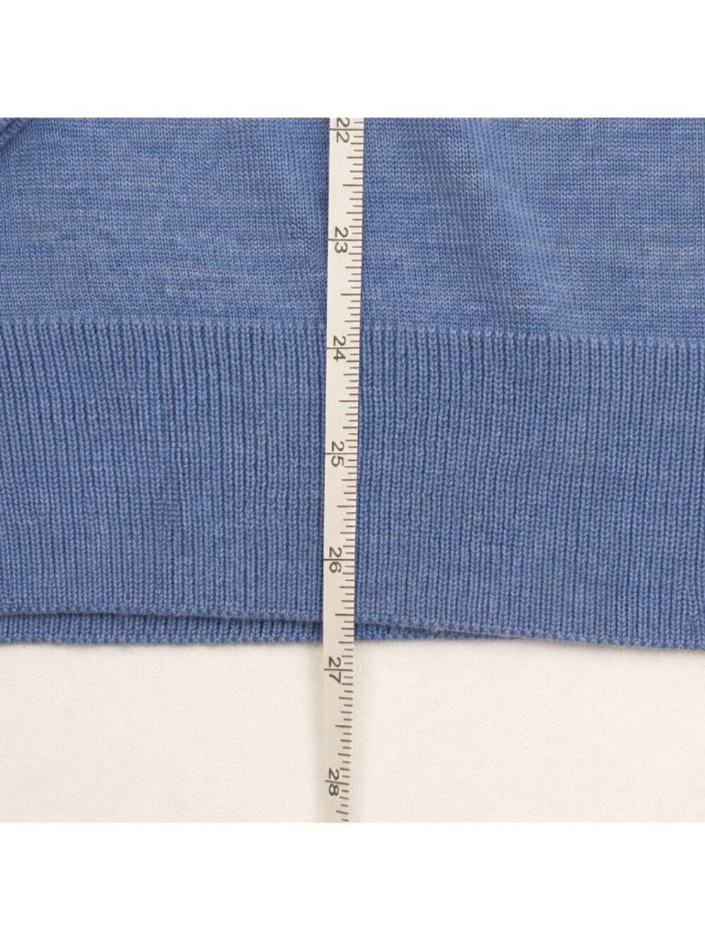 J.Crew Factory Machine-Washable Merino Blend Half-Zip Sweater Men’s Large Blue - Picture 6 of 16